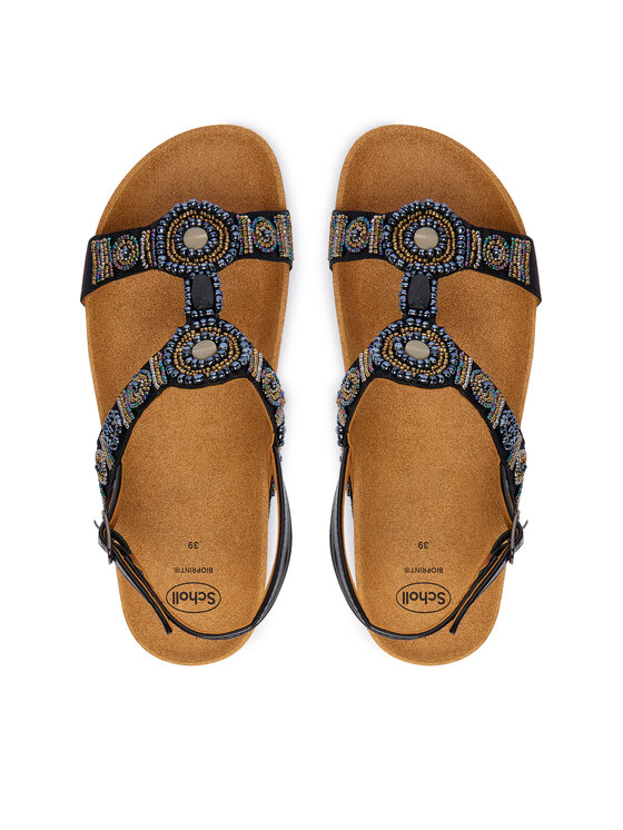 Scholl Босоніжки Scholl Bogota Sandal MF32006 Чорний
