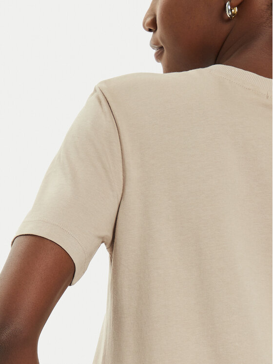 Calvin Klein Jeans Calvin Klein Jeans T-Shirt Embro Badge J20J222560 Μπεζ Regular Fit