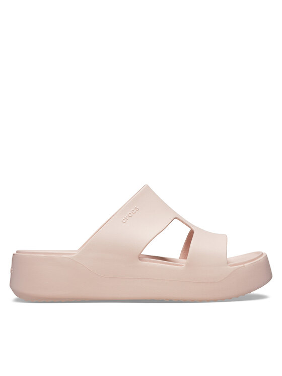 Crocs Шльопанці Crocs Getaway Platform H-Strap 209409 Écru