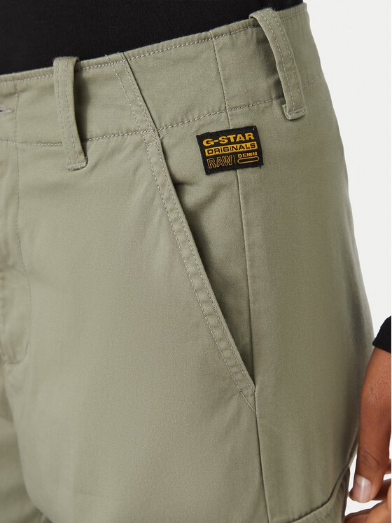G-STAR G-Star Raw Pantaloni di tessuto D29512-5126 Verde Straight Fit
