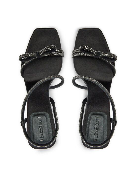 Max Mara Basutės Max Mara Crystalsandal 2424526411600 Juoda
