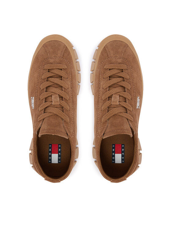 Tommy Jeans Sneakersy Tommy Jeans Platform Sneaker EN0EN03132 Brązowy