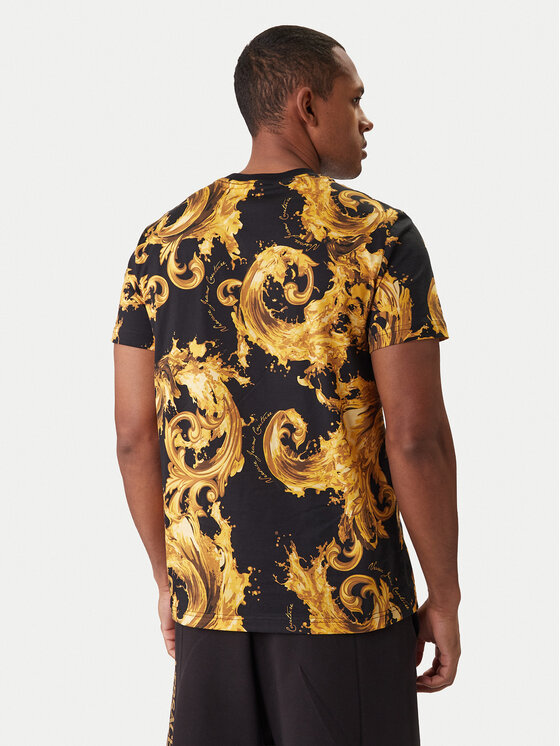 Versace Jeans Couture Versace Jeans Couture Camiseta 80GAH6S0 JS543 Negro Regular Fit