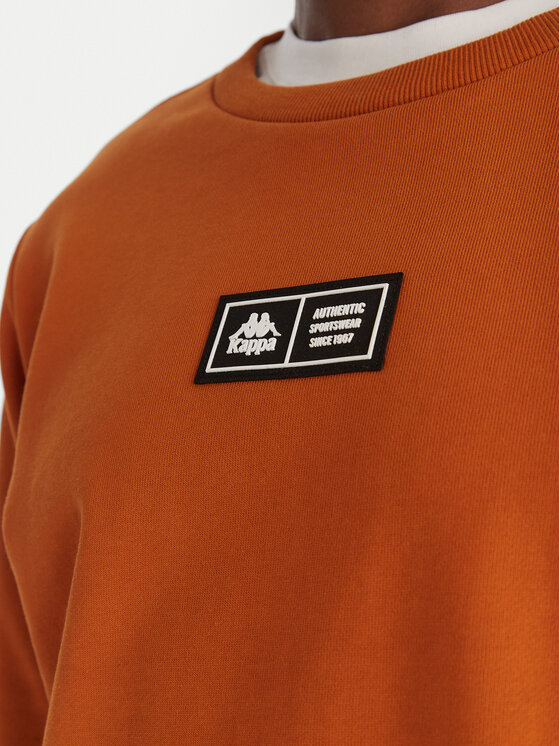 Kappa Kappa Sudadera Authentic Nymphe 321Y1MW Beis Comfort Fit