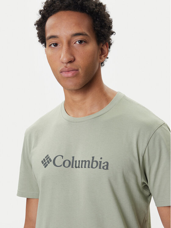 Columbia Columbia Majica Csc Basic Logo™ 1680053 Zelena Regular Fit