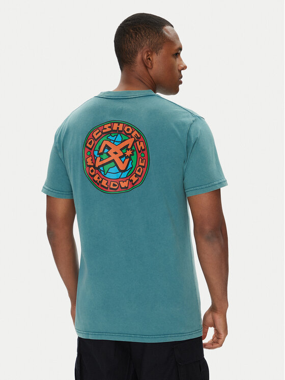 DC Shoes DC Shoes Футболка ADYZT05458 Зелений Regular Fit