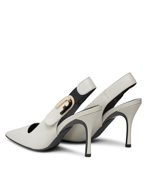 Furla Basutės Furla Sign Slingback T.90 YG05SGN-BX2681-1843S-90293900 Écru
