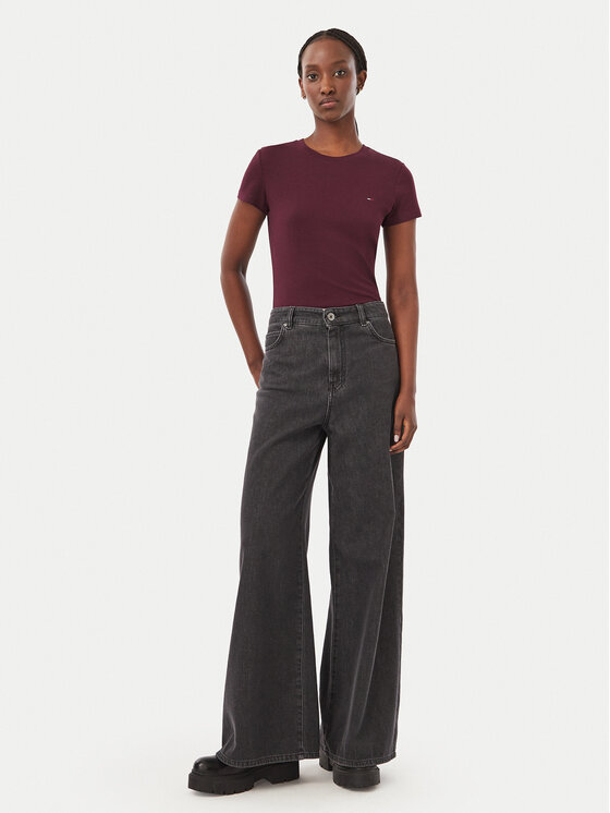 Tommy Jeans Tommy Jeans Camiseta DW0DW20459 Violeta Slim Fit