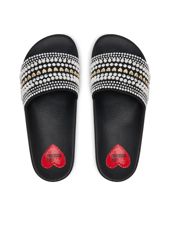 LOVE MOSCHINO Шльопанці LOVE MOSCHINO JA28352G0MJAA000 Чорний