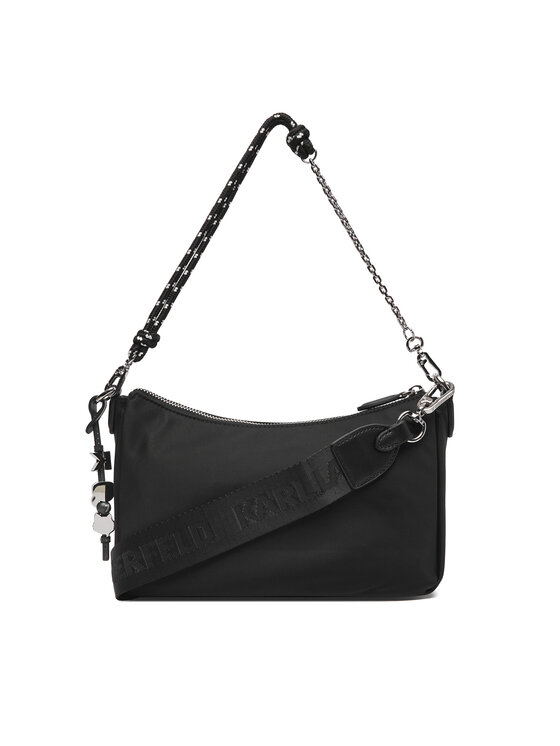 KARL LAGERFELD Ročna torba KARL LAGERFELD B1W30018 Črna
