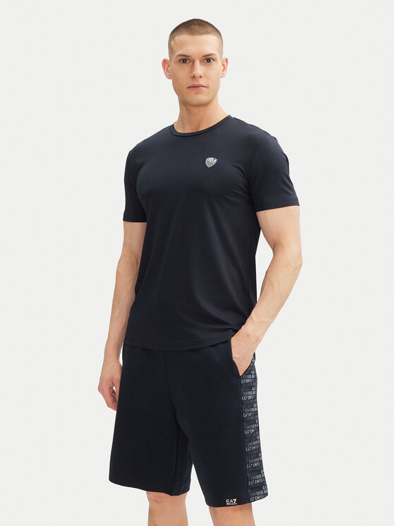 EA7 Emporio Armani EA7 Emporio Armani Футболка 8NPT16 PJRGZ 1562 Cиній Regular Fit