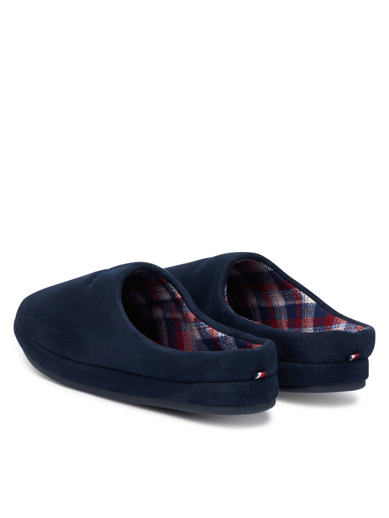 Tommy Hilfiger Пантофи Tommy Hilfiger M Check House FM0FM05615 Тъмносин