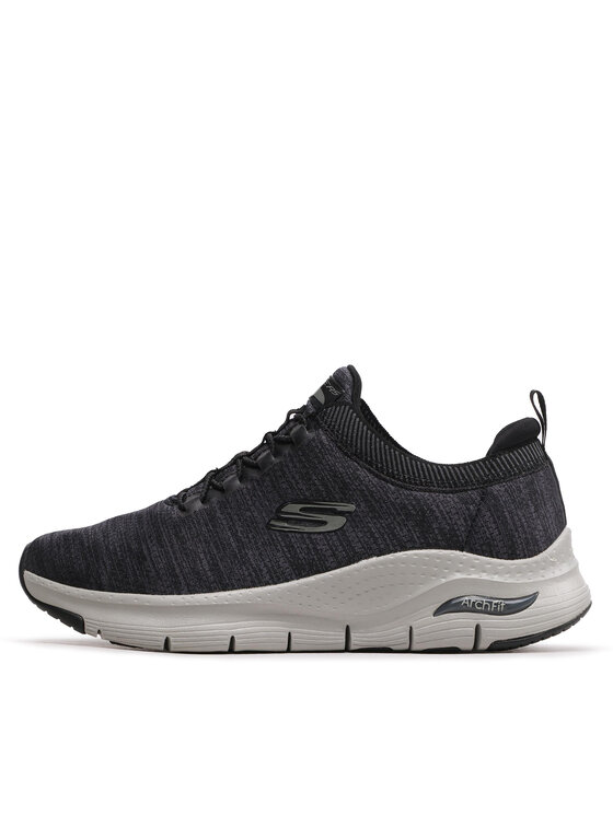 Skechers Сникърси Skechers Waveport 232301/BKGY Сив