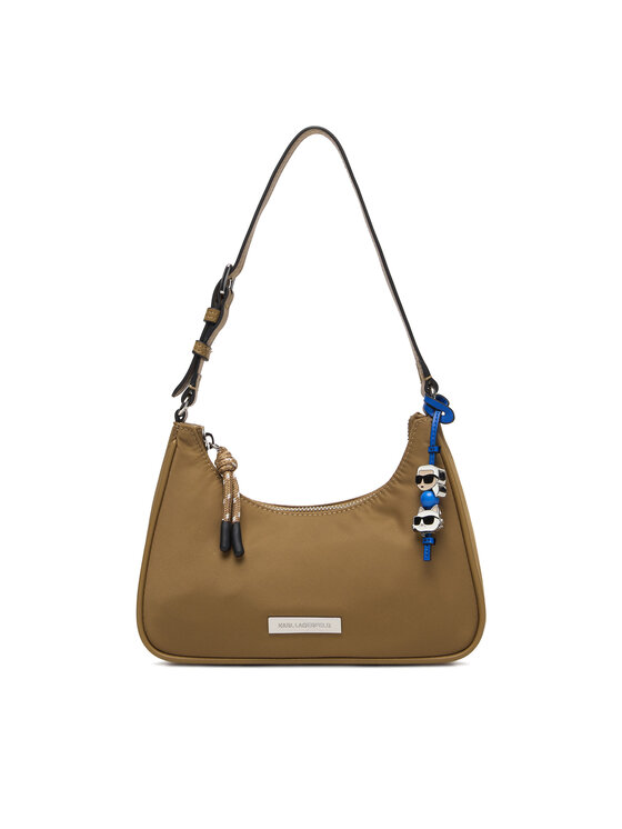 KARL LAGERFELD Kabelka KARL LAGERFELD B1W32068 Hnedá