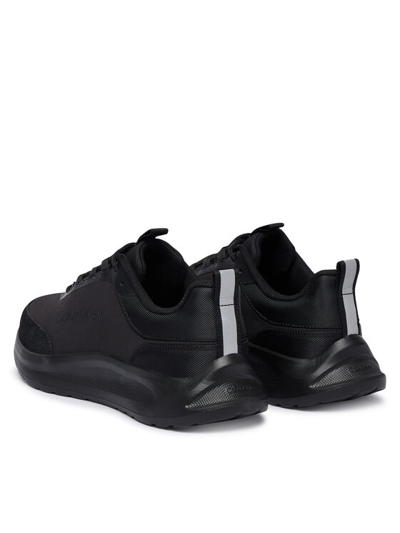 Calvin Klein Sneakersy Calvin Klein Light Eva Run Ess Lac Ny-Su Wmn HW0HW03293 Czarny