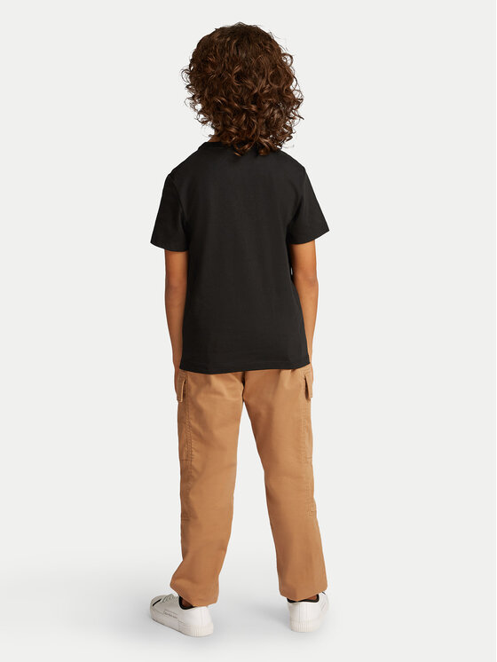 Calvin Klein Jeans Calvin Klein Jeans Majica IU0IU00682 Črna Regular Fit