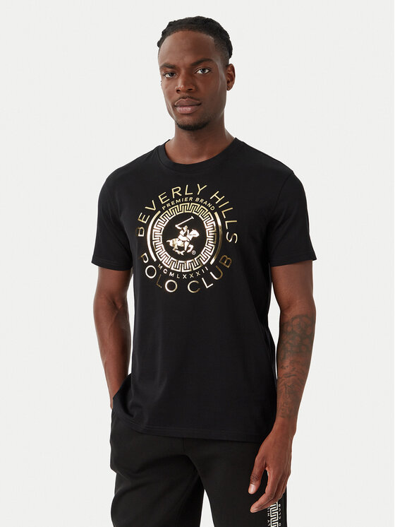 Beverly Hills Polo Club Beverly Hills Polo Club Camiseta M1342 Negro Regular Fit