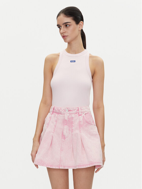 HUGO HUGO Топ Easy Tank_B 50508857 Світло-рожевий Slim Fit