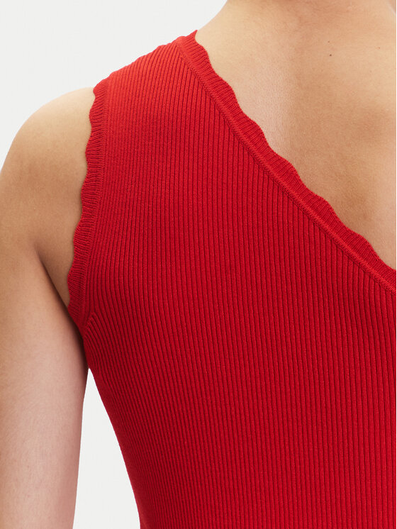 JDY JDY Marškinėliai Nanna 15351420 Raudona Slim Fit