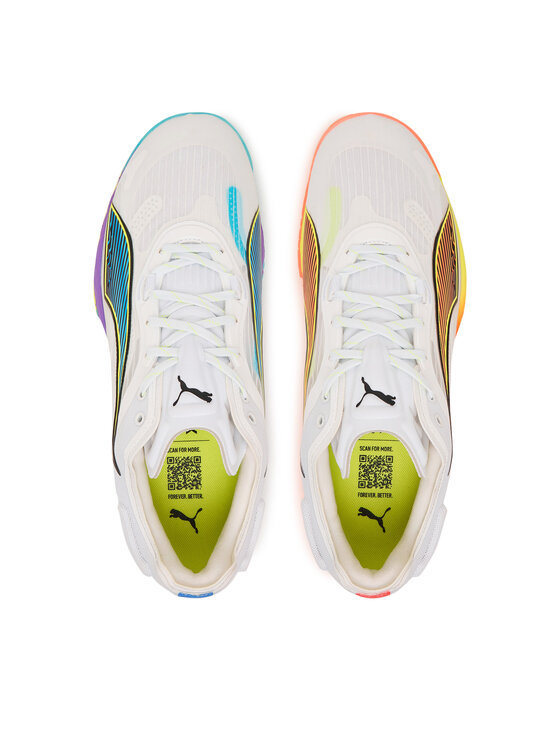 Puma Обувки за зала Puma Accelerate NITRO™ SQD 4 Game On 108886 01 Бял