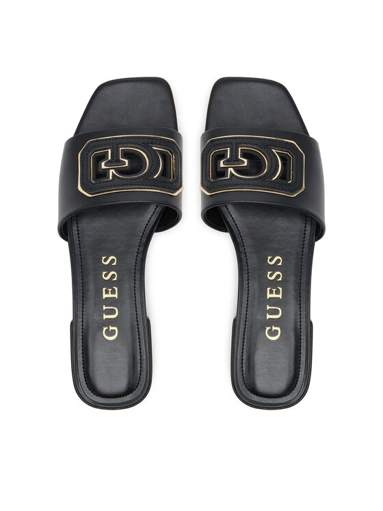 Guess Шльопанці Guess FLJTAR LEA19 Чорний