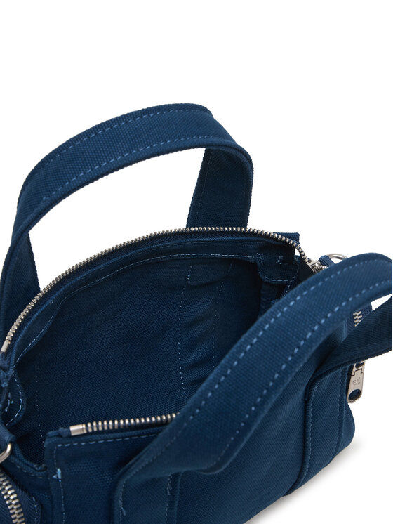 Calvin Klein Ročna torba Calvin Klein Webbing Strap Canvas Pocket Bag LV04F3464G Modra