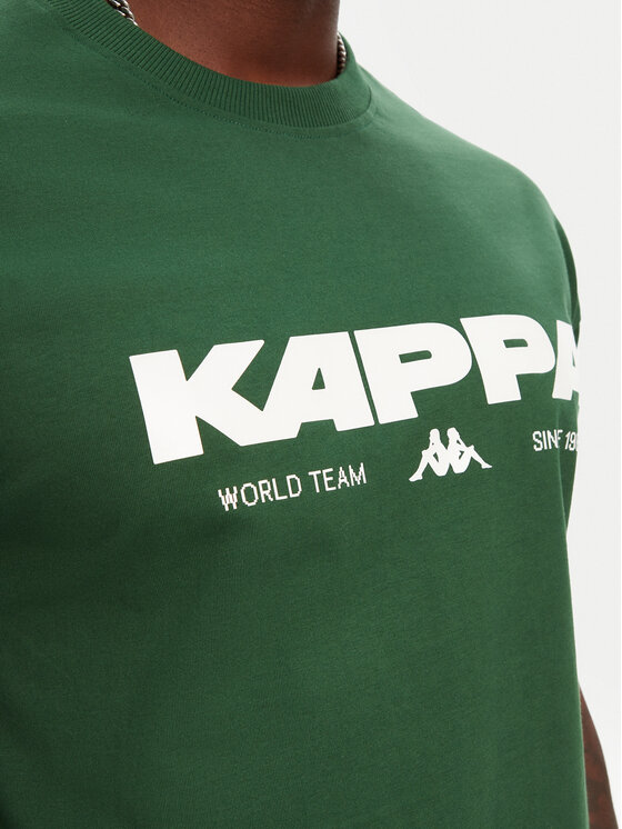 Kappa Kappa Футболка Nhisso 351S5MW Зелений Regular Fit
