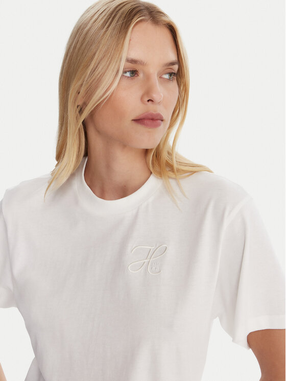 HUGO HUGO Camiseta Vintage 50550901 Blanco Relaxed Fit