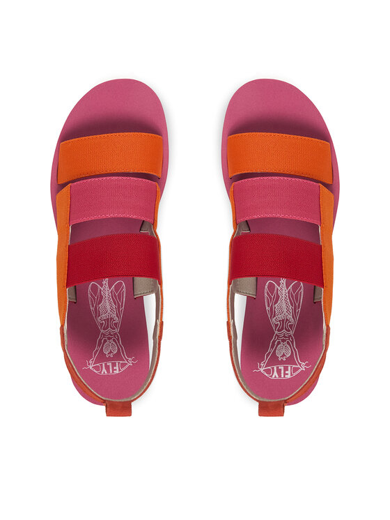 Fly London Босоніжки Fly London Yerefly P144847008 Червоний