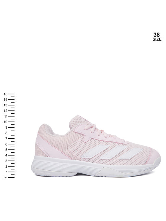 adidas Tenisa apavi adidas Courtflash Tennis Shoes Kids KK3866 Gaiši rozā