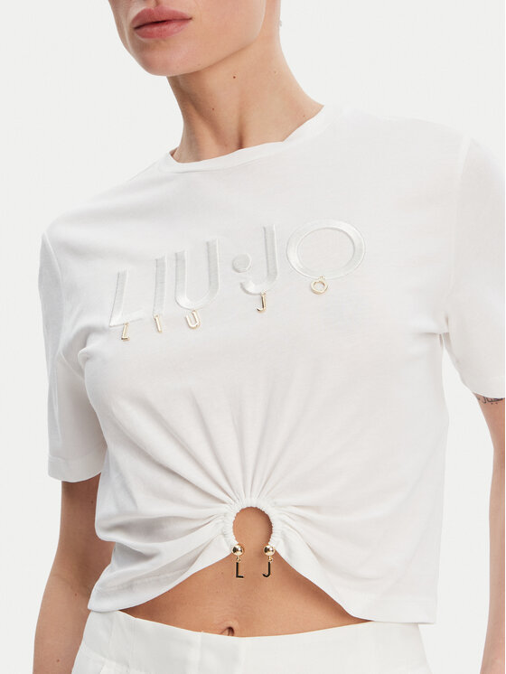 Liu Jo Liu Jo Футболка WA5139 JS923 Білий Regular Fit