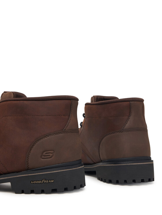 Skechers Bakancs Skechers Quintero - Damien 205903/DKBR Barna