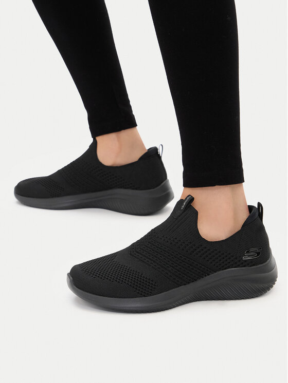 Skechers Sneakersy Skechers Ultra Flex 3.0-Classy Charm 149855/BBK Czarny