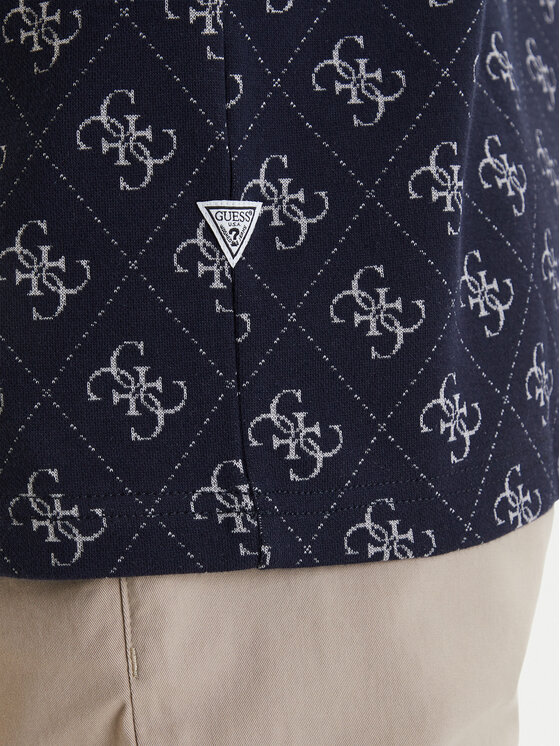 Guess Guess Футболка M6GP34 K3200 Cиній Relaxed Fit