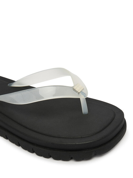 Tommy Jeans Japonki Tommy Jeans Tjw Cleated Jelly Summer Sandal EN0EN02954 Biały