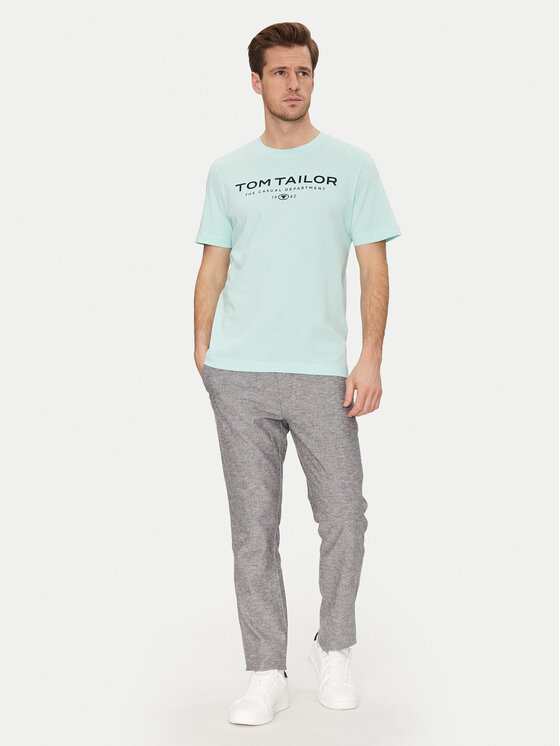 Tom Tailor Tom Tailor T-shirt 1045773 Zelena Regular Fit