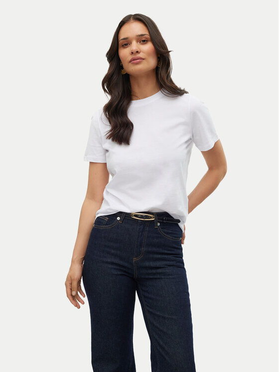Vero Moda Vero Moda Футболка Paulina 10316991 Білий Regular Fit