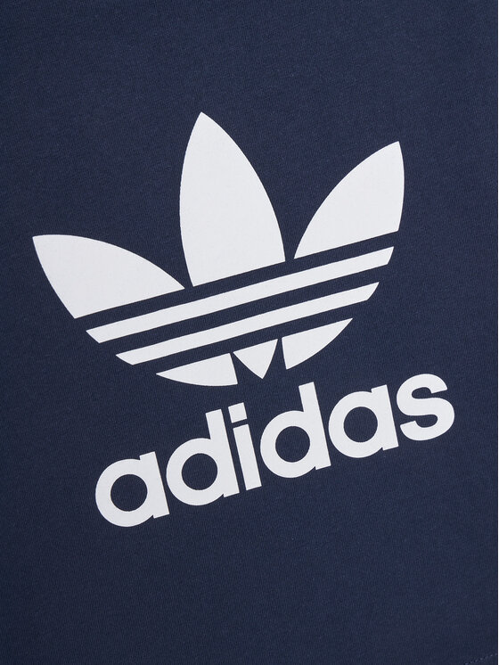adidas adidas Футболка adicolor Trefoil IY2382 Cиній Regular Fit