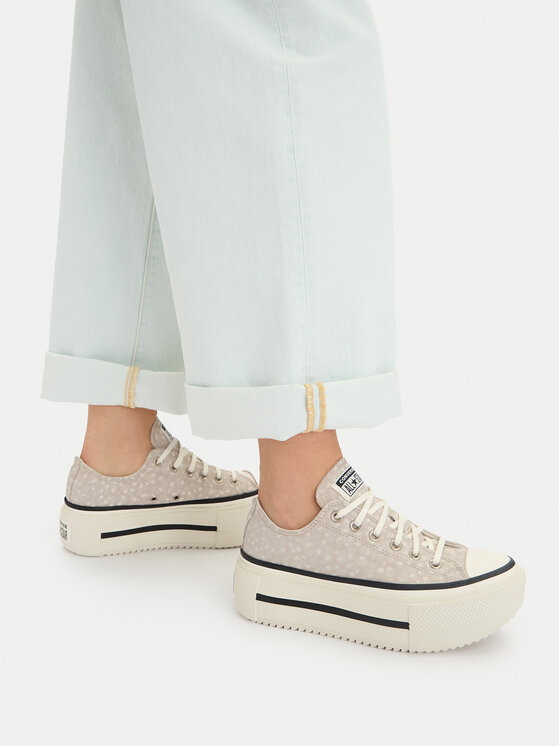Converse Кеди Converse Chuck Taylor All Star Lift Double Stack Platform Deer A17884C Бежевий