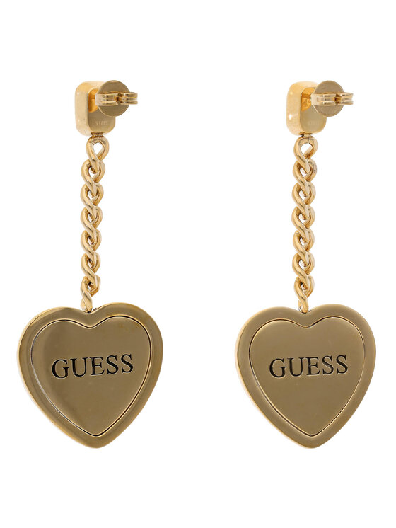Guess Kolczyki Guess JUBE01 071JW Złoty
