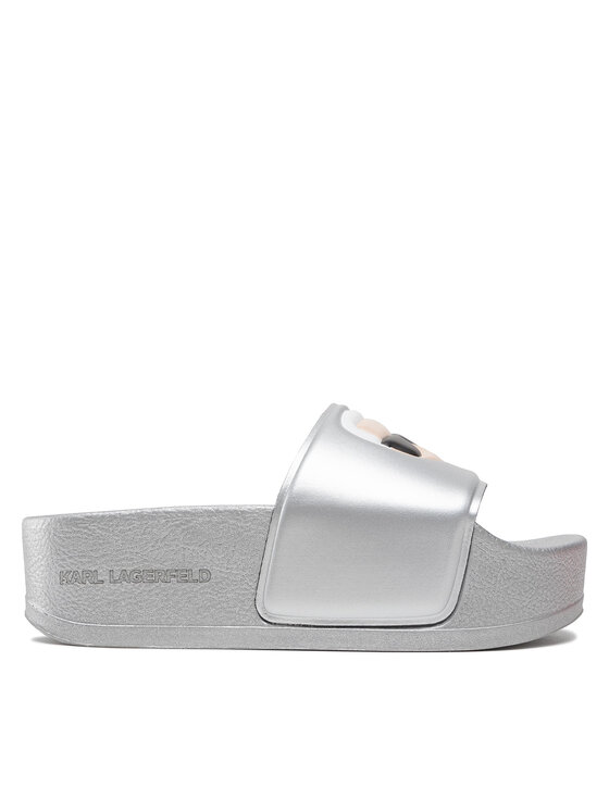 KARL LAGERFELD Παντόφλες KARL LAGERFELD KL80805 Ασημί