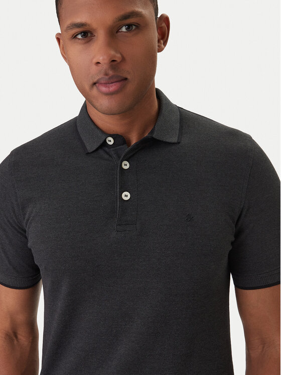 Jack & Jones Jack & Jones Polo marškinėliai Paulos 12136668 Juoda Slim Fit