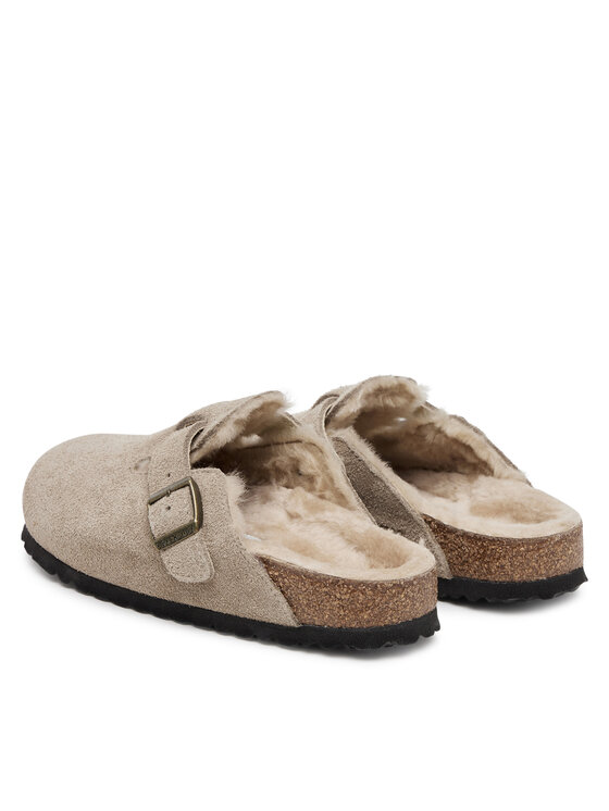 Birkenstock Шльопанці Birkenstock Boston Shearling 1028299 Бежевий