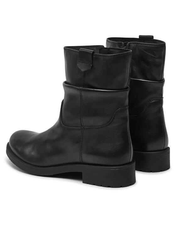 Geox Škornji Geox D466RA 000TU C9999 Črna
