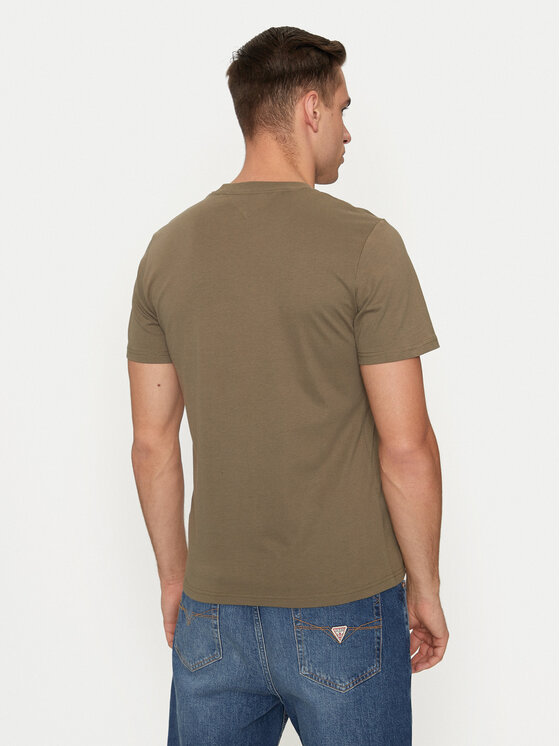 Schott NYC Schott NYC Marškinėliai TSCLAWS1 Chaki Regular Fit