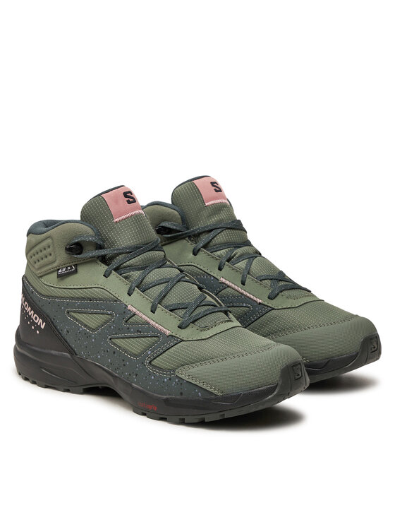 Salomon Scarpe da trekking Salomon Outway Mid Climasalomon™ Waterproof L47561700 Verde
