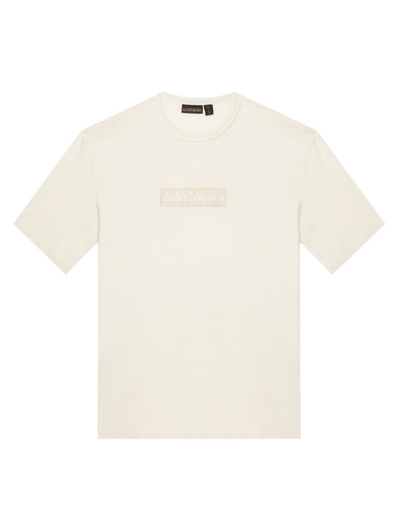 Napapijri Napapijri Camiseta S-New Box Logo NP0A4IFY Blanco Loose Fit