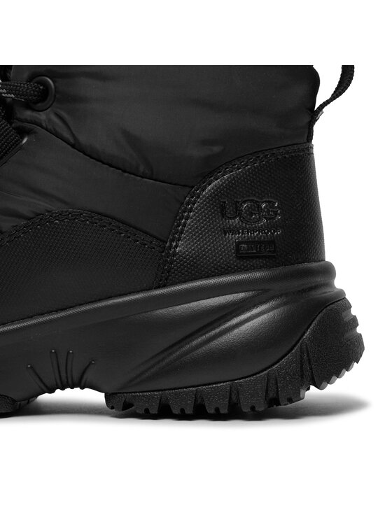 Ugg Sniega zābaki Ugg W Yose Puffer Lace 1143844 Melns