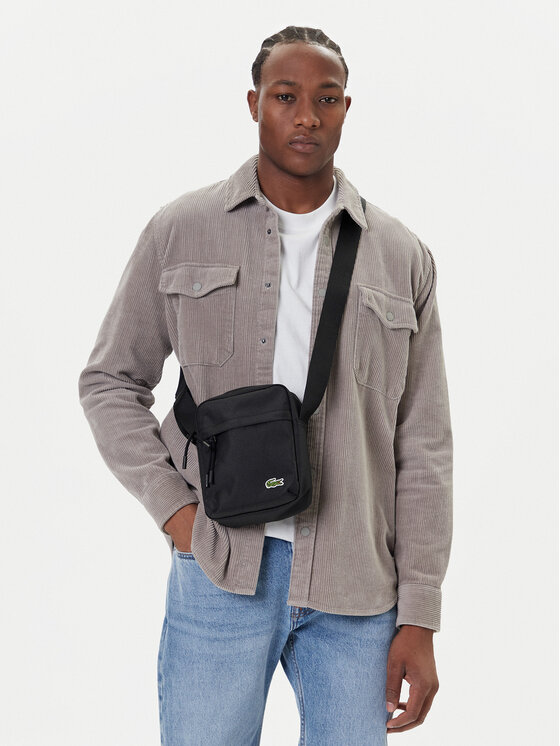 Lacoste Плоска сумка Lacoste NU4788NE Чорний