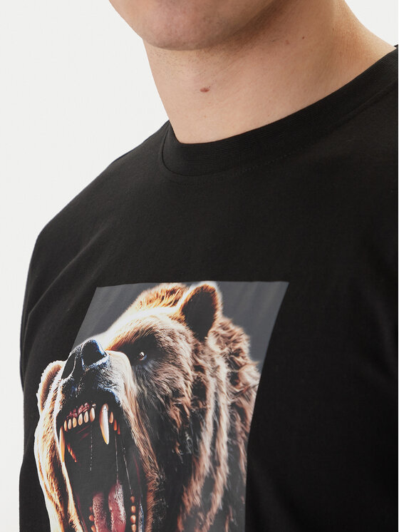 BOSS BOSS Camiseta Dobermann 50558965 Negro Regular Fit